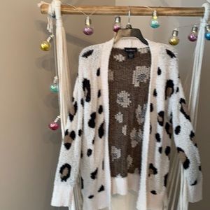 Runway print cardigan Medium